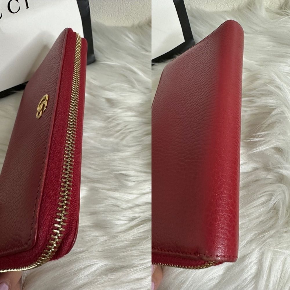 💯Authentic Gucci Marmont Zipped Around Long Wallet 🍀 - Picture 8 of 16